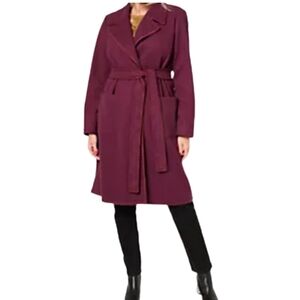 BEAUTIFUL by Lawrence Zarian Regular   Belted Knit Coat Sz M NEW RETAIL 200$